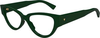 Bottega Veneta Brillen - Dames - Brillen - Groen - 54 MM - Accessoires