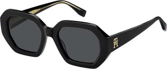 Tommy Hilfiger TH 2155/S 807/IR Womens Sunglasses Black Size 52