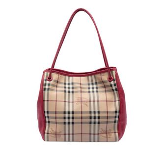Burberry Pre-owned Burberry Small Haymarket Check Coated Canvas and Leather Canterbury Tote Ladies NYLDYJTR977NE30H