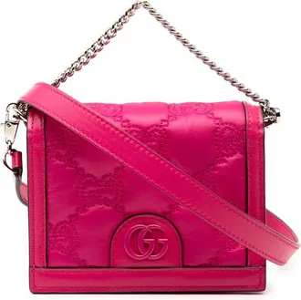 Gucci Pre-owned Gucci Mini GG Embossed Leather Satchel Ladies 723777 1147