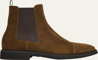 Tom Ford Mens Suede Chelsea Boots