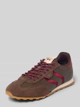 Tamaris Tamaris Sneaker aus echtem Leder in Dunkelbraun, Gr&ouml;&szlig;e 36