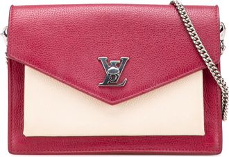Louis Vuitton Pre-owned Womens Color Block Chain Crossbody Bag - Poppy Leather - One Size