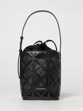 Emporio Armani Borsa in pelle sintetica e nylon a rete
