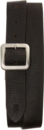 Ralph Lauren New Burlington Leather Belt in Vintage Black at Nordstrom, Size 32