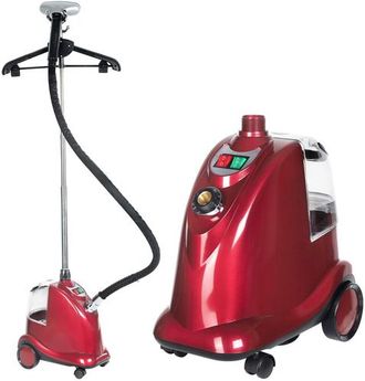 Woltu Woltu Ferro A Vapore 2200w 3l Rosso Verticale Stiratrice A Vapore Per Vestiti