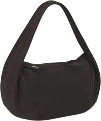 AGL New Flap - Dames - Schoudertassen - Bruin - ONE Size - Katoen - Tassen