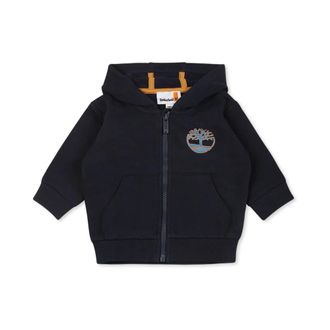 Timberland Kids Sweatshirts, male, Blue, 9 M, Zip-Up Hooded Sweatshirt