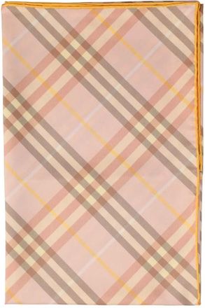 Burberry Silk Scarves, female, Multicolor, ONE SIZE, Check Silk Square Scarf