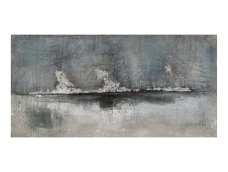 Schubiger M&ouml;bel Bild Vulkanexplosion in Silber 3