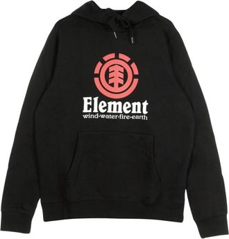 Element Verticale Hoodie Zwart - Heren - Hoodies - Zwart - XS - Katoen - Hoodies & sweatvesten