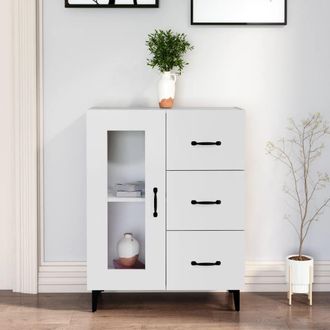 Berkfield Home Sideboard White 69.5x34x90 cm Engineered Wood