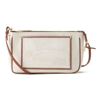 Lanvin Compagnon Small Zipped Canvas Bag - female - Lanvin - Shoulder Bags - White - ONE SIZE - Bags