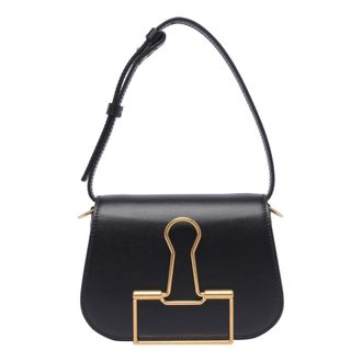 Off-white Skeleton Binder Leather Shoulder Bag