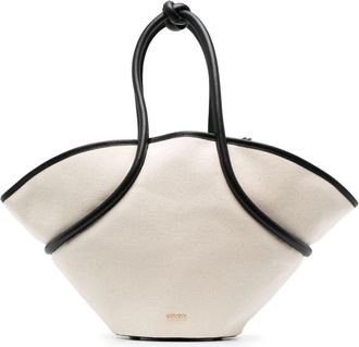 Cult Gaia Nami cotton tote bag - women - Cotton - One Size - Neutrals