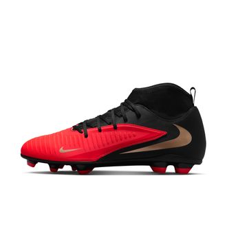 Nike Mens Phantom High Club Multi-Ground Soccer Cleats in Red | HQ2275-600