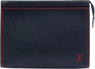 Louis Vuitton Pre-owned Clutches, female, Blue, Size: ONE SIZE Pre-owned Voyage MM