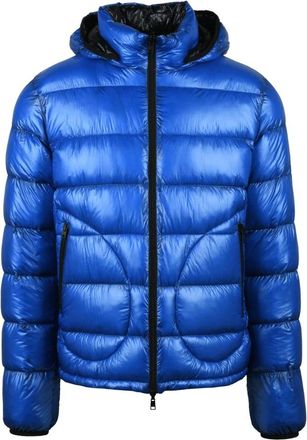 Herno Heren, Jassen, Blauw, Maat: M Polyamide