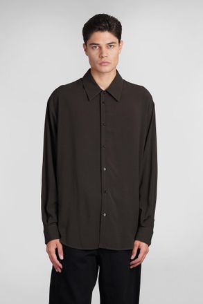 Christophe Lemaire Shirt In Brown Viscose
