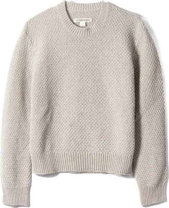 Outerknown Round-neck Knitwear, female, Gray, XL, Classic Grey Crew Wool Jumper