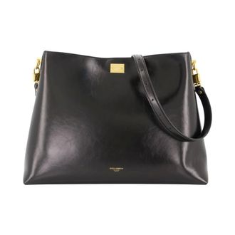 Dolce & Gabbana Dames, Tassen, Zwart, Maat: ONE Size Leer