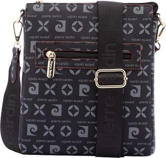 Pierre Cardin Volker Crossbody Bag - Dames - Schoudertassen - Zwart - ONE Size - Leer - Tassen