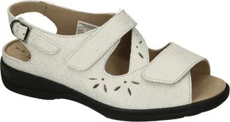 Solidus Schoenen, Dames, Grijs, 36 EU, Leer, Lia Sandal