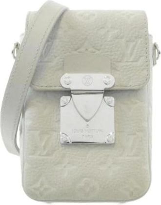 Louis Vuitton Pre-owned Borsa a Spalla Verticale Portafoglio Indossabile S Lock - - Pre-owned - Donna - Grigio - ONE SIZE