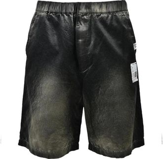 Miharayasuhiro Bermuda Shorts - Heren - Denim shorts - Zwart - S - Katoen - Korte Broeken
