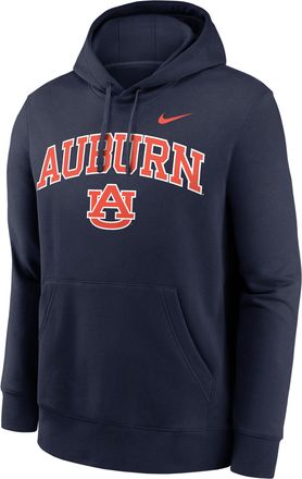 Nike Auburn Arch Nike Mens College Pullover Hoodie in Blue | NKDK41SAUN-Y48