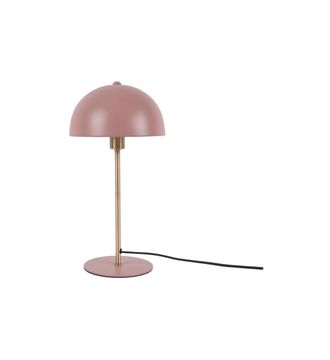 Leitmotiv Leitmotiv L&aacute;mpara De Mesa Bonnet Rosa Vintage 20 Cm