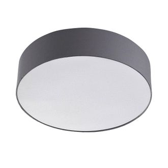Lindby Lindby - L&aacute;mpara De Techo sebatin En Gris Textura, Tela, Tejido, Seda