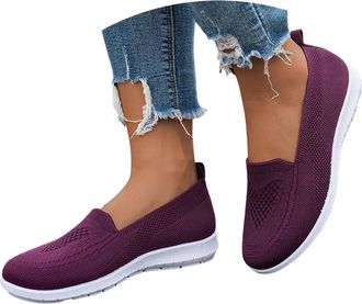 Generic Casual Shoes Womens Slip On Loafers Trainers Breathable Retro Style Walking Shoes Nurse Shoes Sports Shoes Safety Shoes Elevate Shoes Barefoot Shoes S