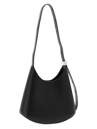 Jil Sander Womens Black Bovine Leather Shoulder Bag