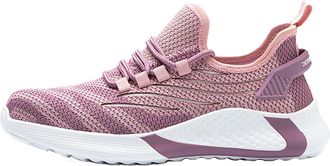 Generic Womens Slip on Walking Trainers Platform Orthopedic Sneakers for Women Labor Shoes Autumn Breathable Lightweight Puncture Comfortable and Shoes Womens