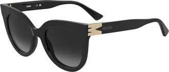 Moschino Mos 212/S Zonnebril - Dames - Zonnebrillen - Zwart - 52 MM - Accessoires