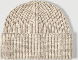 Brunello Cucinelli Cashmere English rib knit beanie in Camel at Nordstrom, Size Medium