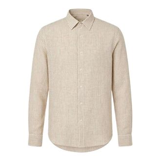 Michael Kors Casual Shirts, male, Beige, Size: XS Camicia