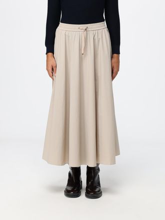 Herno Gonna midi a ruota in jersey con vita alta elasticizzata
