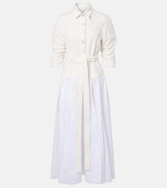 Gabriela Hearst Delyth cotton and linen maxi dress