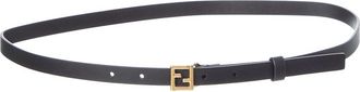 Fendi Fendi Ff Leather Belt