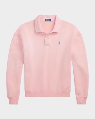 ★★POLO RALPH LAUREN★★ Long sleeve pullover sweater pink Polo Ralph Lauren Women's Size L Pink Pullover Long Sleeve