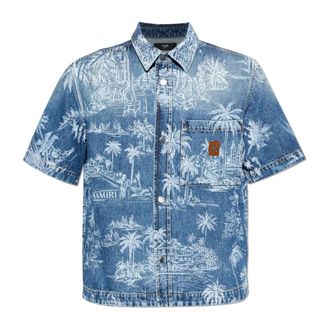 Amiri Denim Shirts, male, Blue, Size: M Chateau Palms Denim Shirt