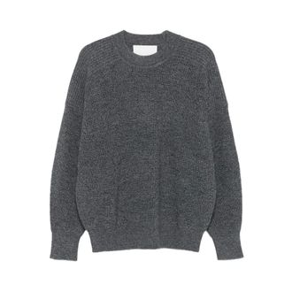 Isabel Marant Round-neck Knitwear, male, Gray, XL, Stylish Jumper A1L79H Pu0081Ha 02dg