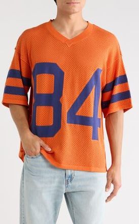 Diet Starts Monday Knit Jersey T-Shirt in Orange/Navy at Nordstrom Rack, Size Xx-Large