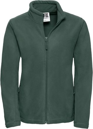 Russell Athletic Russell Dames/Dames Full Zip Outdoor Fleecejack (Fles groen)