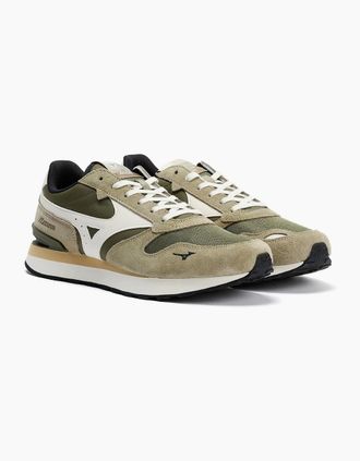 Mizuno RB87 Four Leaf Clover/Snow White/Elm Trainers - Green - Size: 9/9