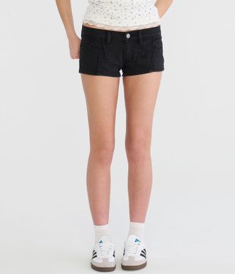 A&eacute;ropostale Super Low-Rise Micro Denim Shorts