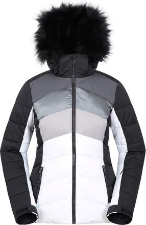 Mountain Warehouse Cascade Padded Ski Jacket in White And Black at Nordstrom, Size 12