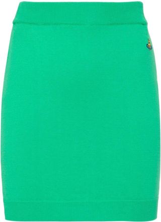 Vivienne Westwood Bea cotton miniskirt - women - Cotton - L - Green